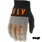 Перчатки FLY RACING F-16 серые/чёрные/оранжевые (2020)