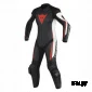 Комбинезон кож. ASSEN 1 PC PERF. LADY BLACK/WHITE/RED-FLUO