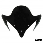 Стекло ветровое для снегохода Yamaha RX-1MTX 2009 (тонир.) увеличенное (выс. 53см, толщ. 3мм, Акрил