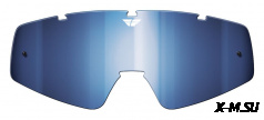 Стекло очков FLY RACING зеркальное/синее/серое Antifog