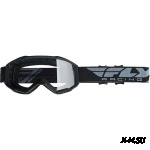 Очки для мотокросса FLY RACING FOCUS (2019) чёрные, прозрачные