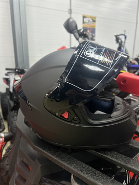 Шлем интеграл HETOSHI XD1-237 цв. Темно-серый  р. XXL