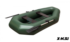 Лодка ПВХ &quot;Skiff-240&quot; надувное дно гребная
