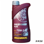 Масло Mannol трансмис. 75w140 син. Maxpower4*4  20л (по 1 литру)