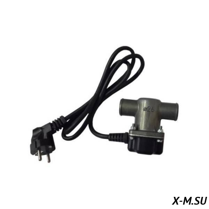 Электроподогреватель двигателя с установкой