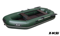 ЛОДКА ПВХ SIBRIVER АГУЛ-275+СЛАНЬ
